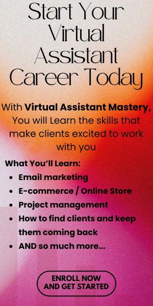 Virtual Assistant Mastery Side Bar Ad